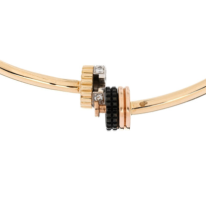 Boucheron 18K Yellow Pink White Gold Diamond PVD Quatre Classique Bracelet Brown 4 of 5