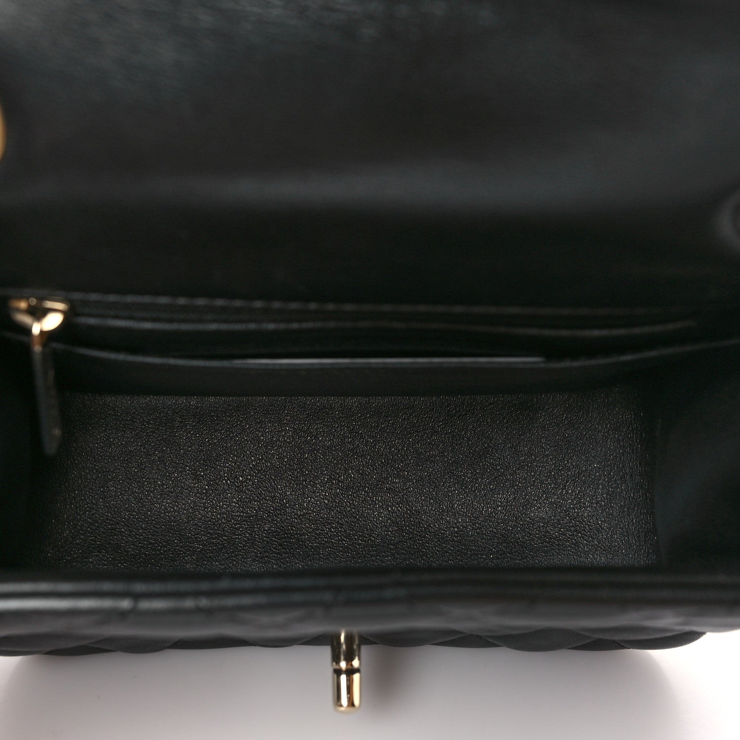 Chanel Lambskin Quilted Mini Square Flap Black 5 of 10