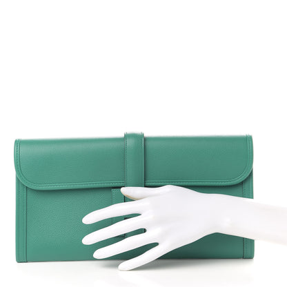 Hermes Evercolor Jige Elan 29 Clutch Vert Vertigo 2 of 8