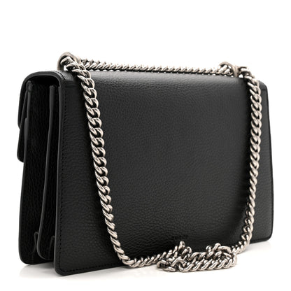 Gucci Pebbled Calfskin Small Dionysus Shoulder Bag Black 3 of 11
