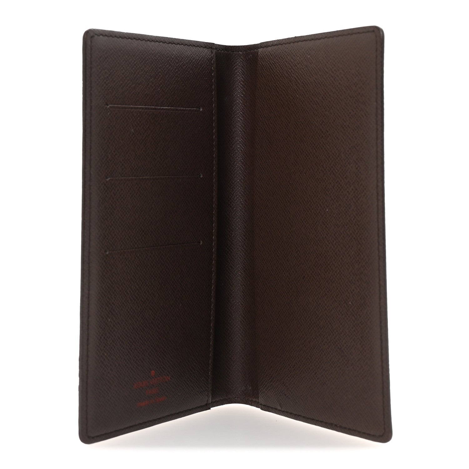 Louis Vuitton Damier Ebene Checkbook Cover Wallet 5 of 6