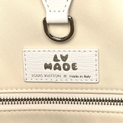 Louis Vuitton X NIGO Calfskin Tiger Journey Tote White 6 of 9