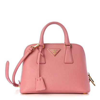 Prada Saffiano Lux Small Promenade Tote Geranio 1 of 8