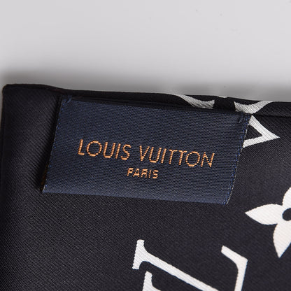 Louis Vuitton Silk Monogram Confidential Bandeau Black 4 of 4