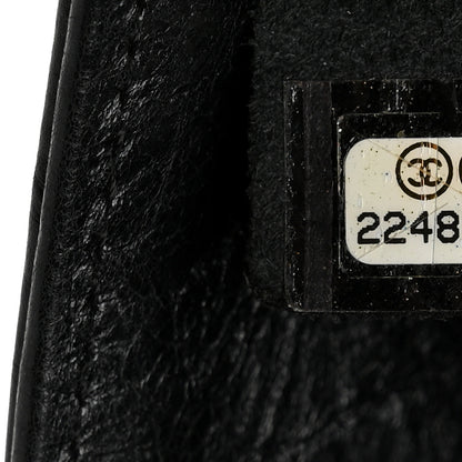 Chanel Grained Calfskin Quilted Large Casual Rock Backpack Black 7 of 10