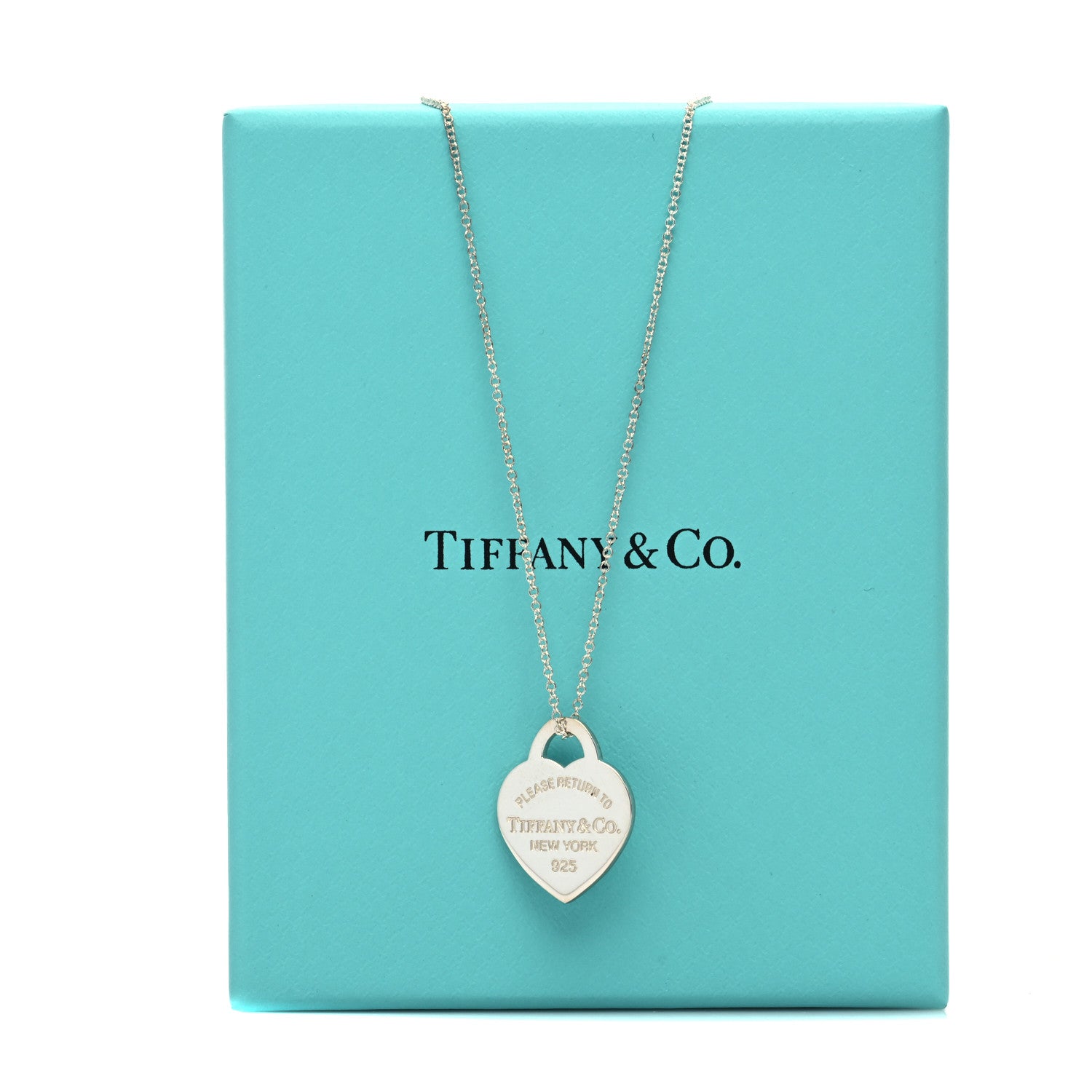 Tiffany Sterling Silver Small Return to Tiffany Heart Pendant Necklace 7 of 7