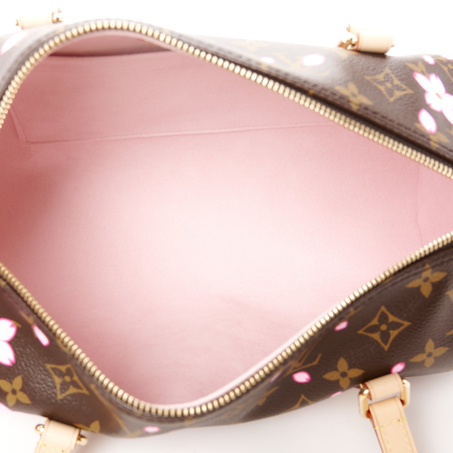 LV X TM Monogram Cherry Blossom Papillon Sakura Brown