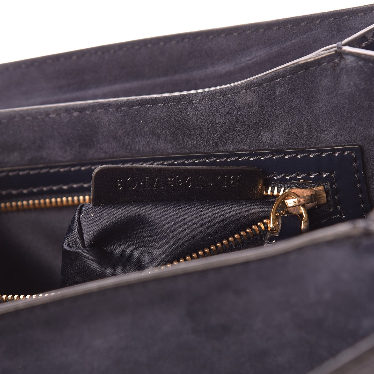 Patent L'Amour Rockstud Shoulder Bag Marine
