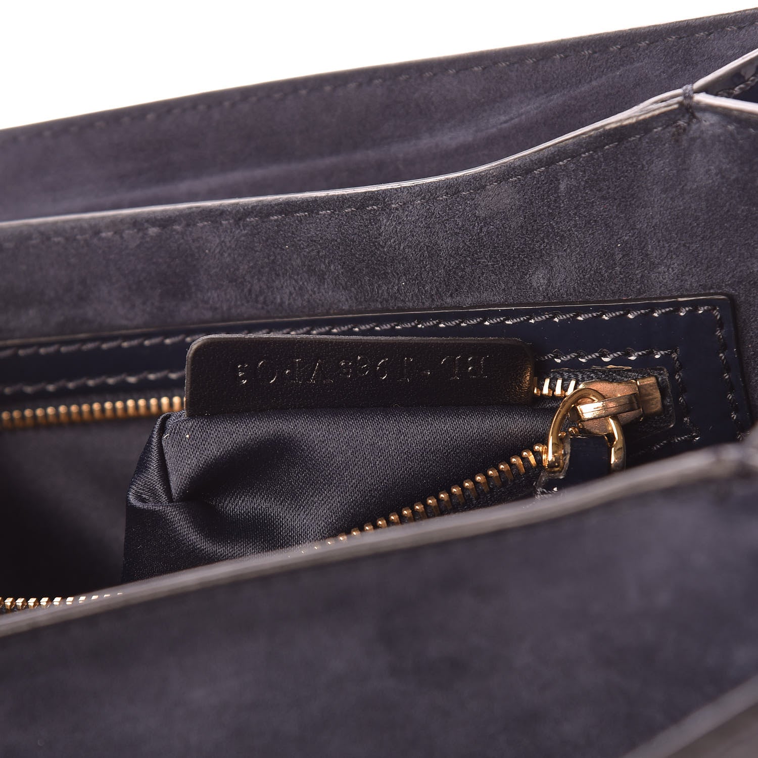 Valentino Garavani Patent L'Amour Rockstud Shoulder Bag Marine 7 of 12