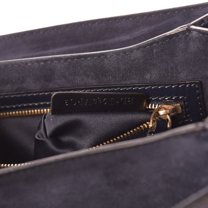 Valentino Garavani Patent L'Amour Rockstud Shoulder Bag Marine 7 of 12