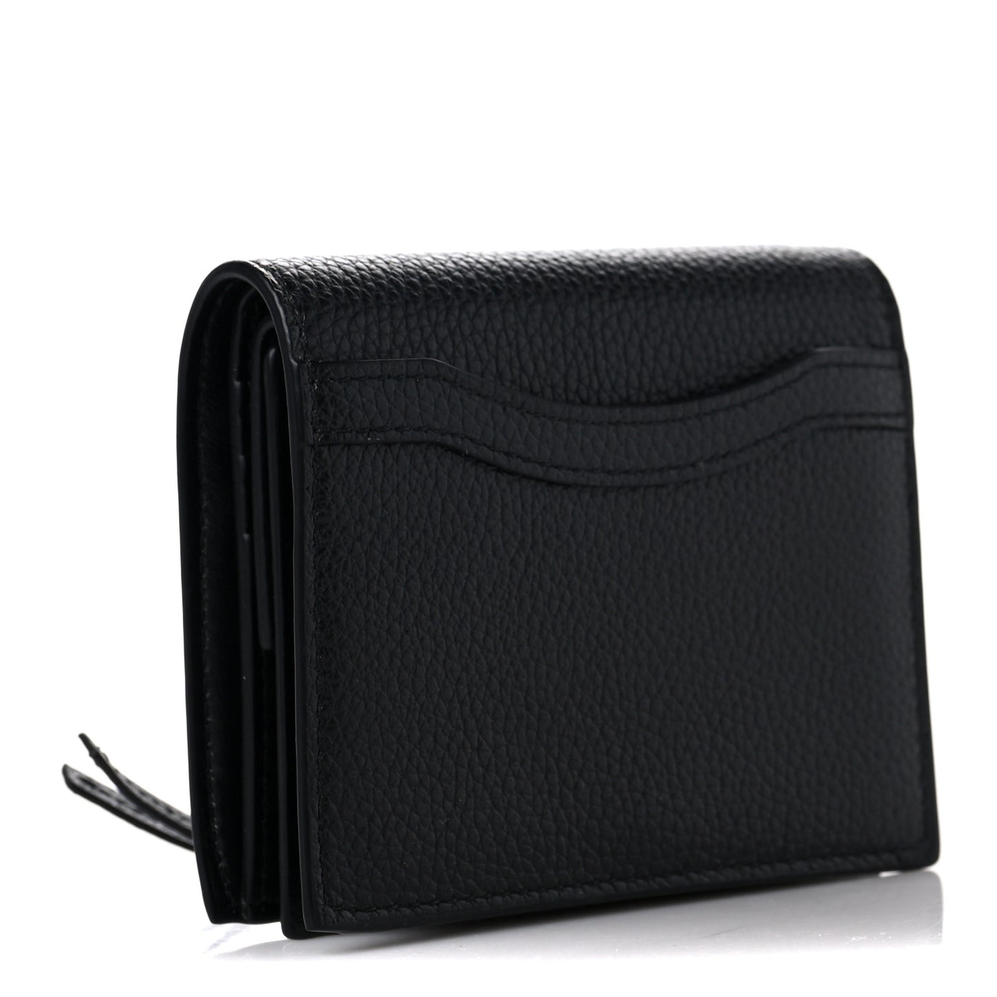 Grained Calfskin Neo Classic Wallet Black
