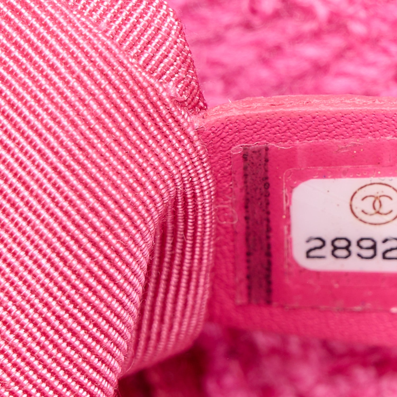Chanel Tweed Quilted Medium Chanel 19 Flap Pink 8 of 11