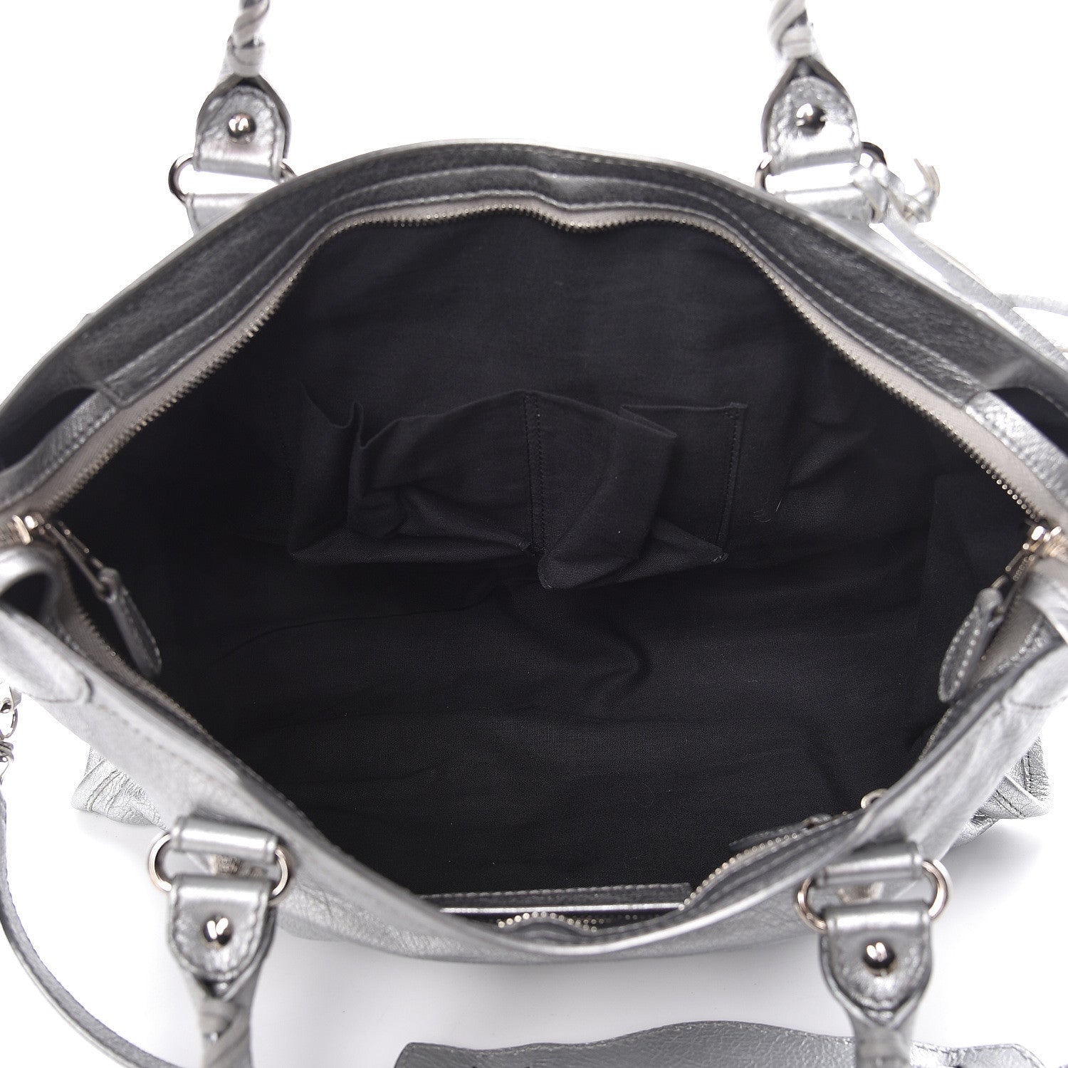 Balenciaga Agneau Giant 12 Silver Hardware City Gris Aluminum 6 of 11