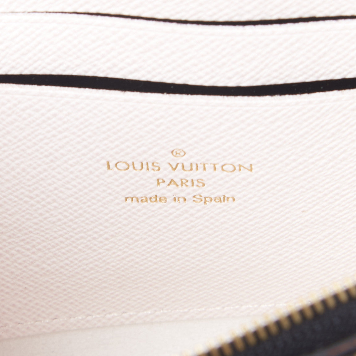 Louis Vuitton Monogram Giant Crafty Double Zip Pochette Creme