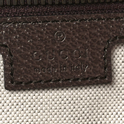Gucci GG Supreme Monogram Textured Dollar Calfskin Web Small Ophidia Day Backpack Beige Ebony Fluorescent Fuchsia 6 of 10