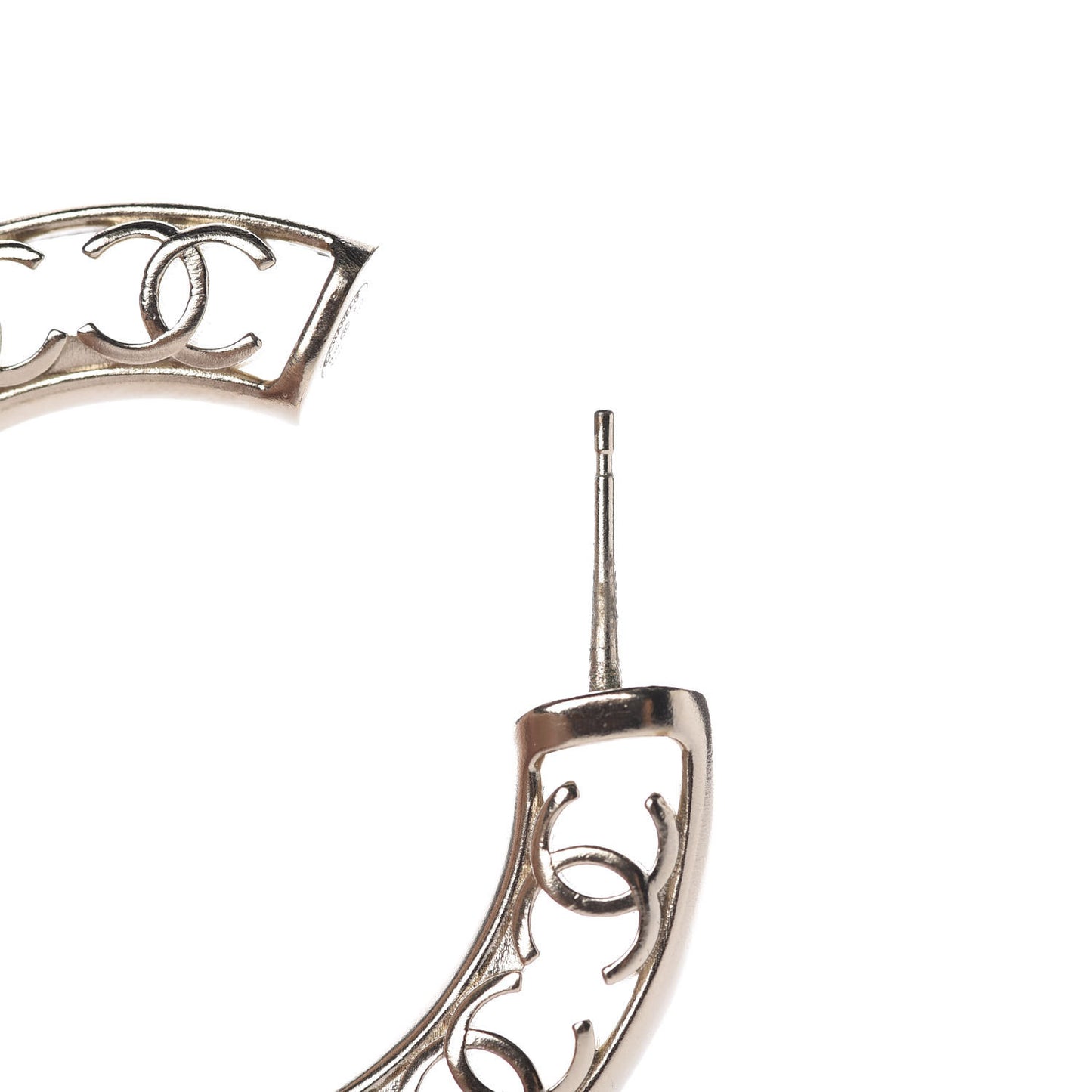CC Hoop Earrings Gold