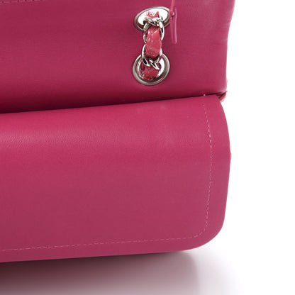 Chanel Patent Quilted Medium Double Flap Fuchsia 9 of 13