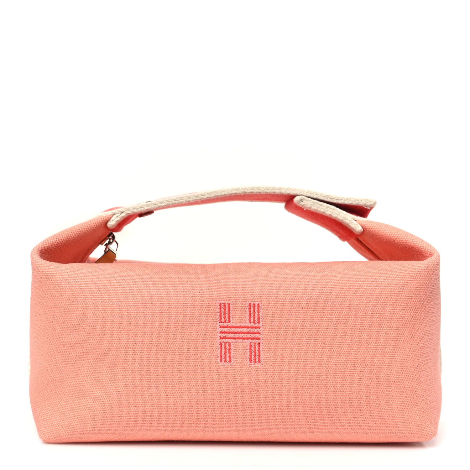 Hermes Canvas Small Bride-A-Brac Pouch Goyave 1 of 7