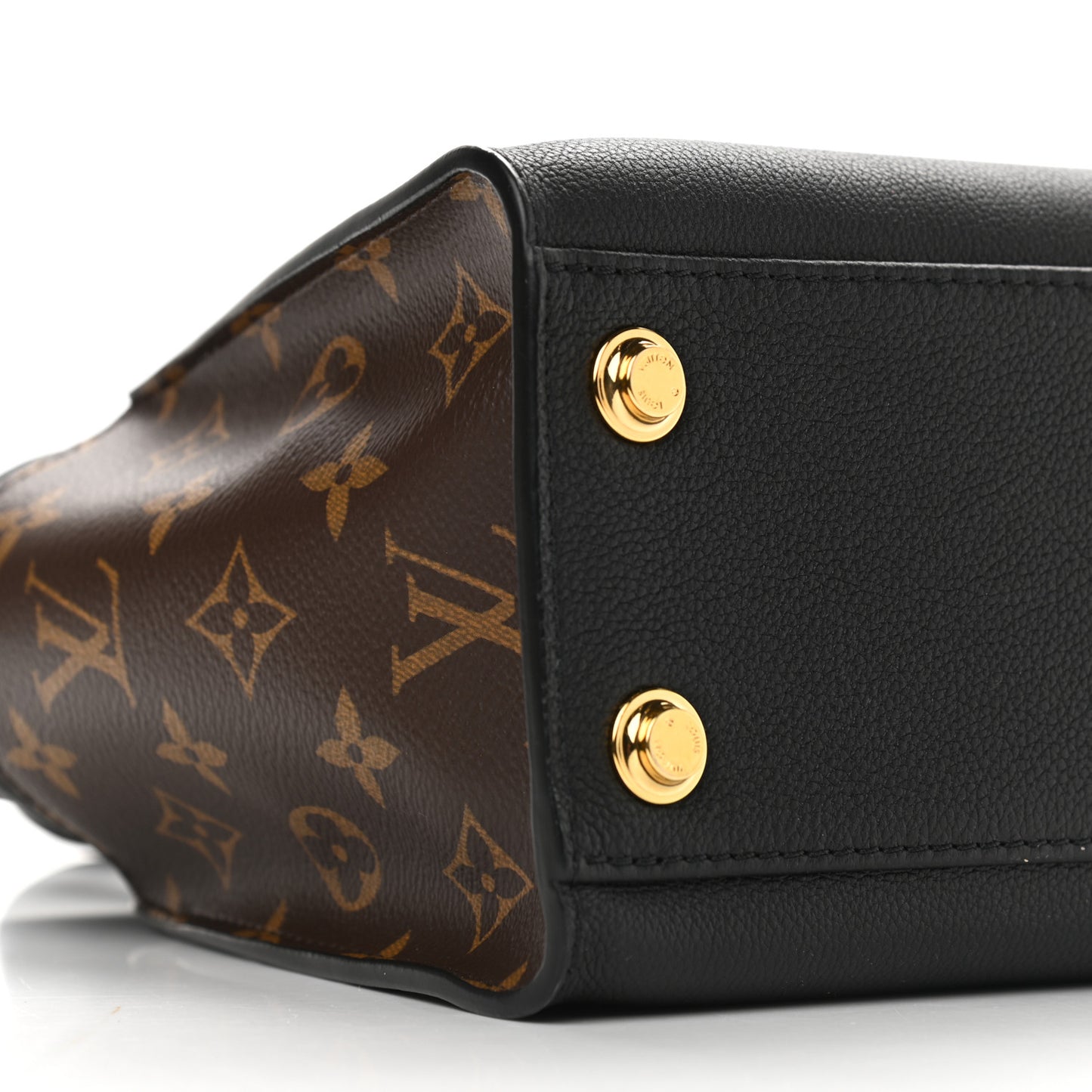 Calfskin Monogram On My Side PM Black