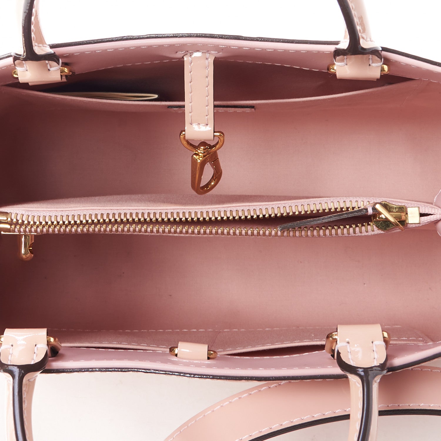 Louis Vuitton Vernis Montaigne BB Rose Ballerine 6 of 7