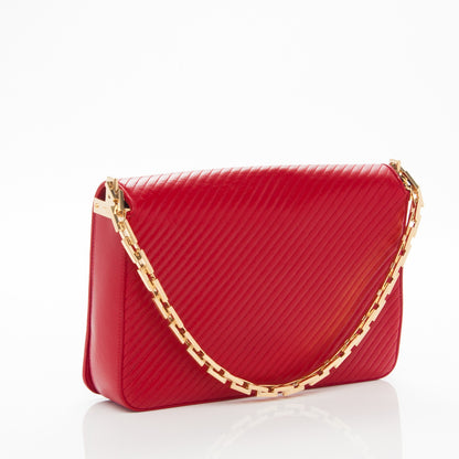 Saint Laurent Calfskin Medium Babylone 2 Chain Bag Red 3 of 8