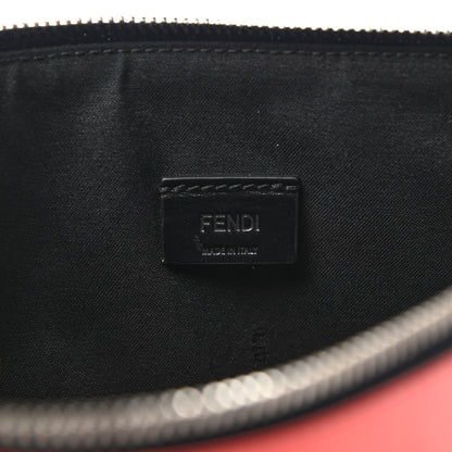Fendi Vitello Elite Monster Eyes Inlay Bi-Color Pouch Navy Mulitcolor 6 of 7