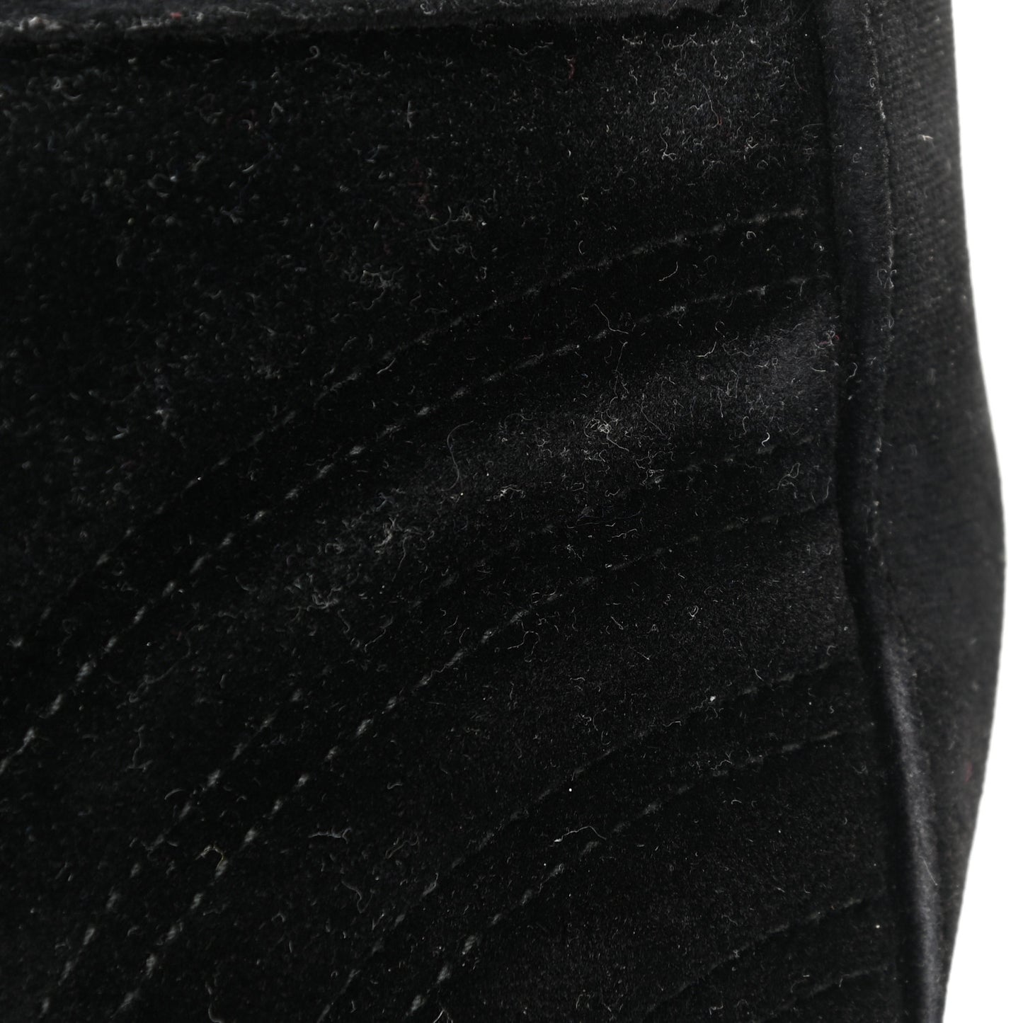 Velvet Matelasse Mini GG Marmont Shoulder Bag Black