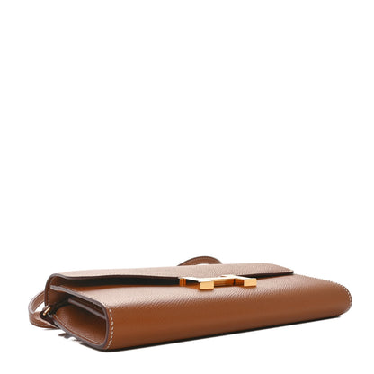 Hermes Epsom Constance Long Wallet To Go Gold 4 of 9