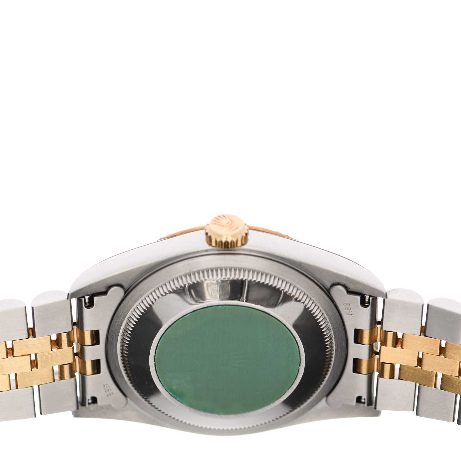 Rolex Stainless Steel 18K Yellow Gold Diamond 36mm Oyster Perpetual Datejust Watch Champagne 16233 4 of 4