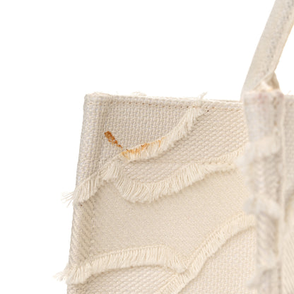 Christian Dior Canvas Embroidered Camouflage Large Book Tote White 12 of 22