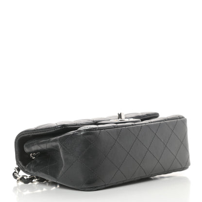 Chanel Lambskin Quilted Mini Rectangular Flap Black 4 of 14