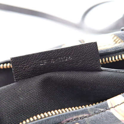 Givenchy Lambskin Magnolia and Moth Print Mini Pandora Black 7 of 10