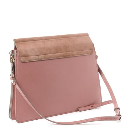 Chloe Suede Medium Faye Shoulder Bag Misty Rose 3 of 10
