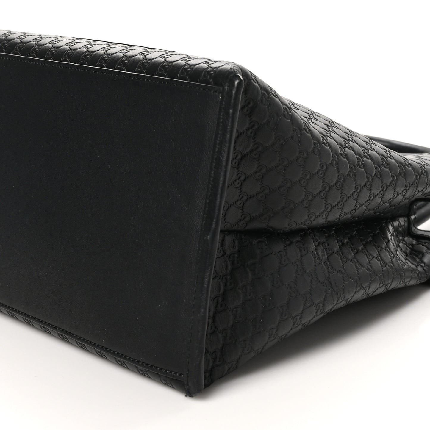 Soft Microguccissima Medium Tote Black