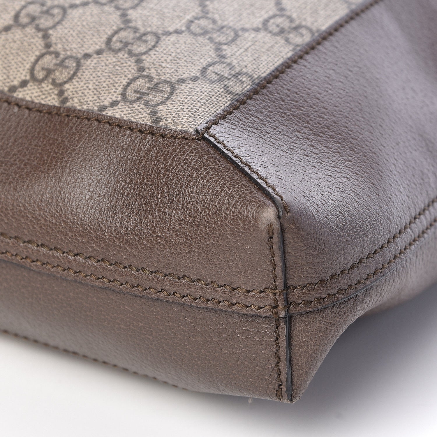 Gucci GG Supreme Monogram Web Large Ophidia Vertical Shopping Tote Brown 10 of 10