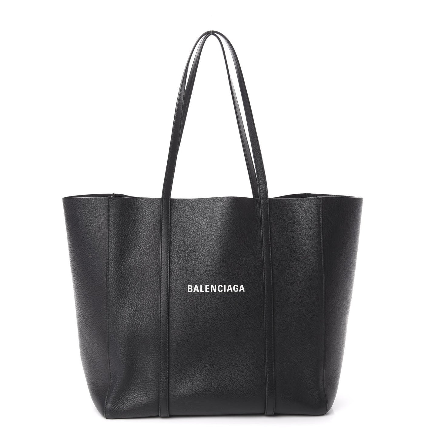 Pebbled Calfskin Small Everyday Tote Black