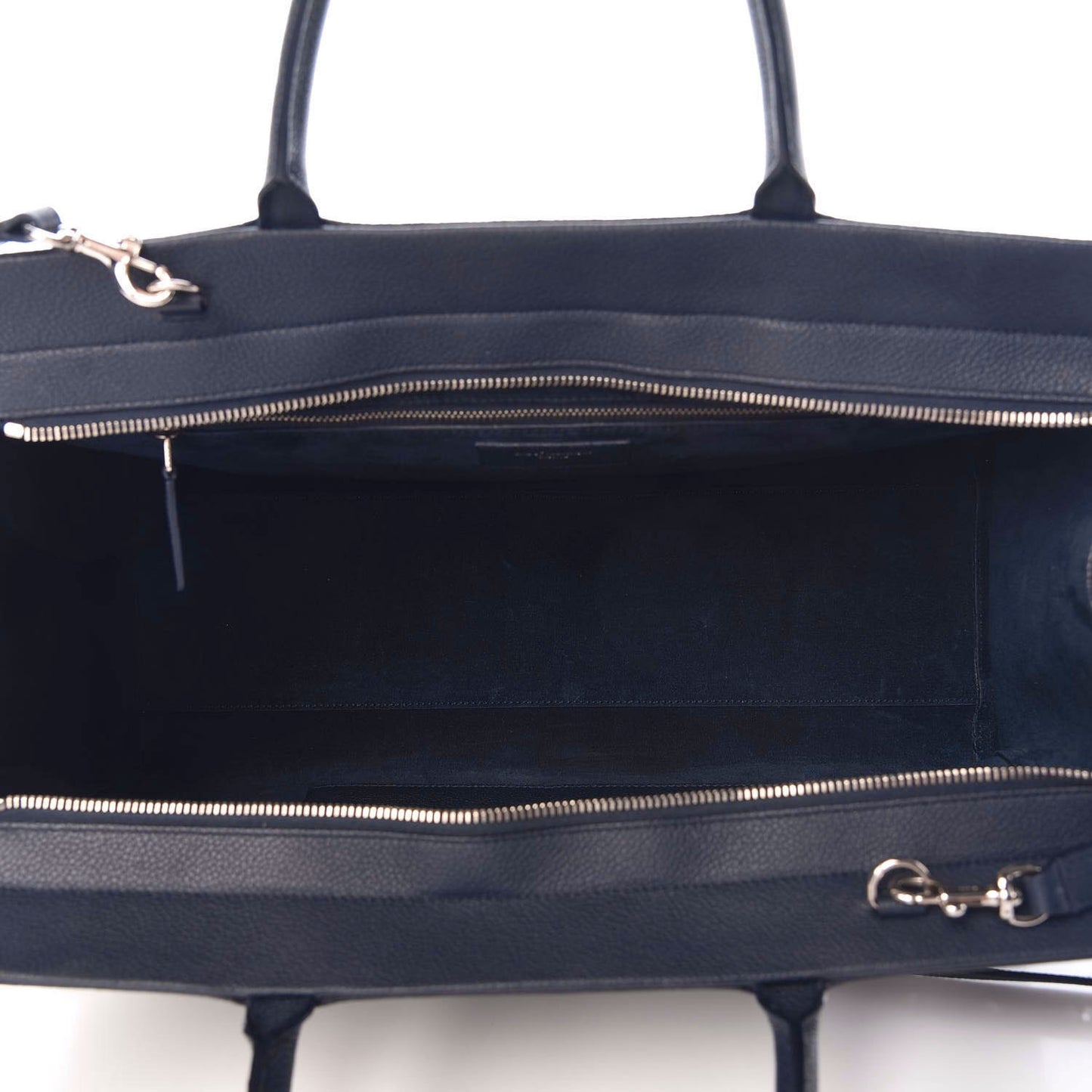 Calfskin Medium Rive Gauche Cabas Navy Blue