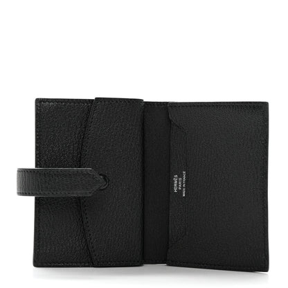 Hermes Chevre Mysore Mini Bearn Wallet Black 5 of 8