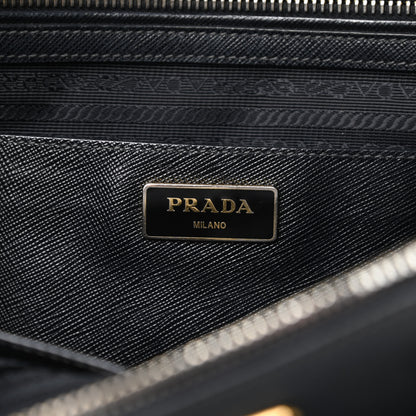 Prada Saffiano Large Galleria Double Zip Tote Black 9 of 23