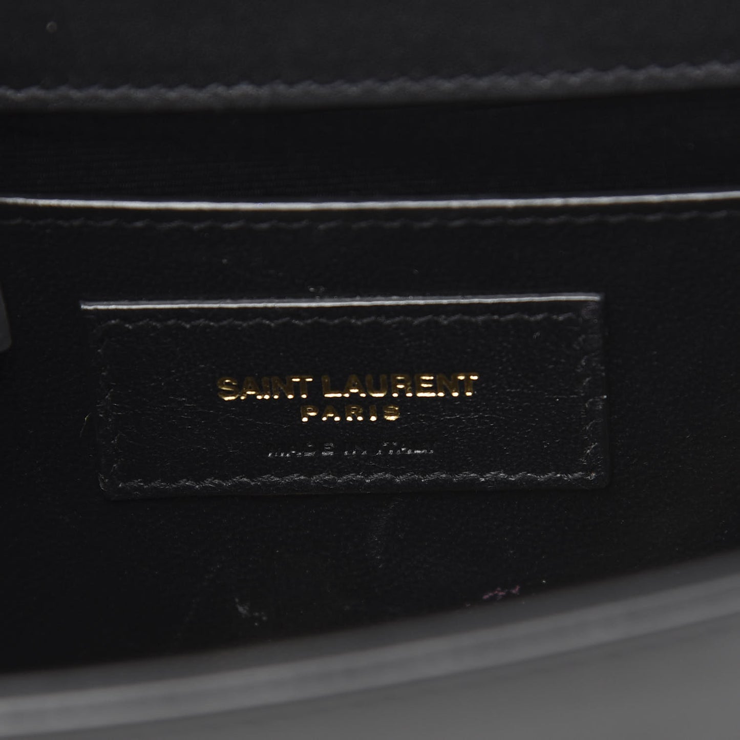 Calfskin Small Monogram Kate Satchel Black