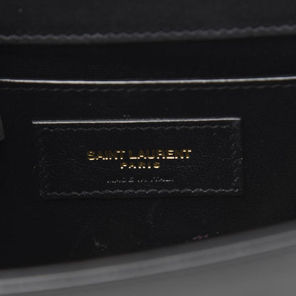 Saint Laurent Calfskin Small Monogram Kate Satchel Black 7 of 12