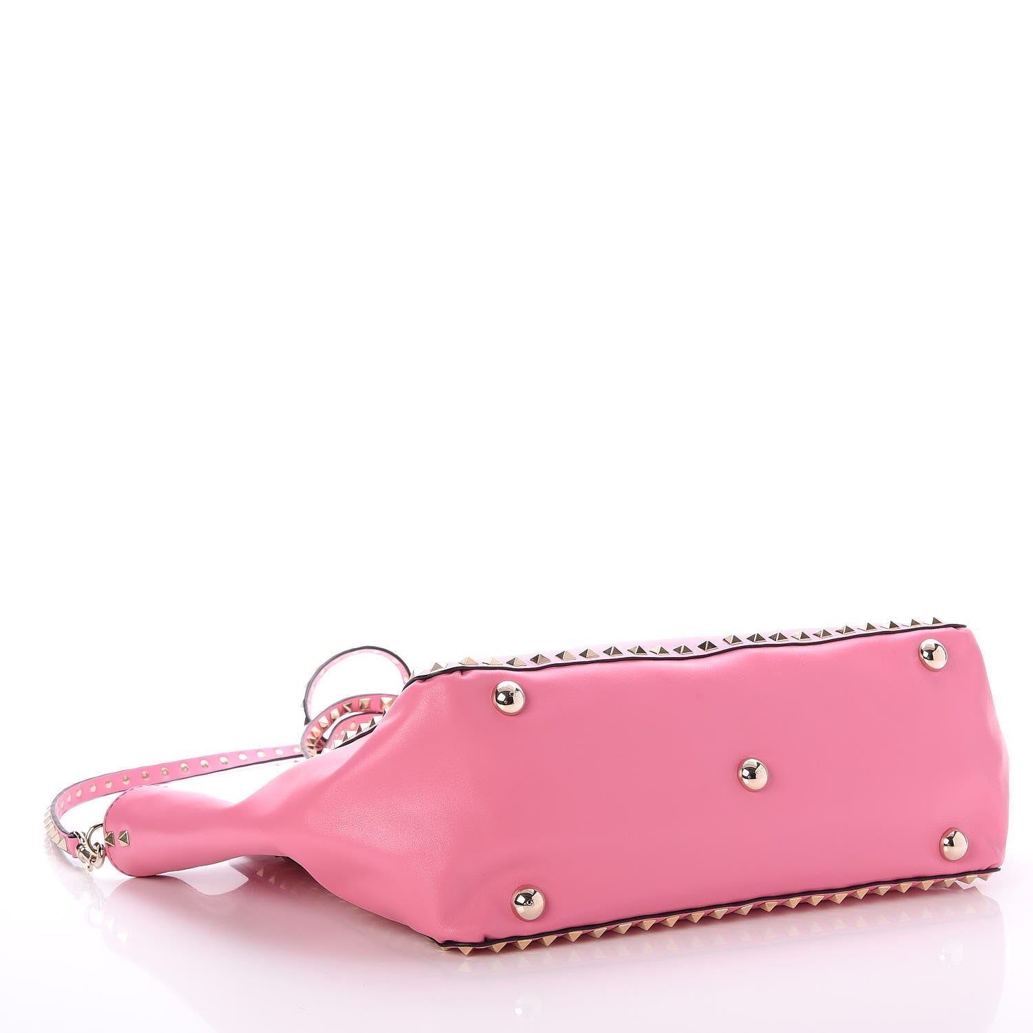 Valentino Garavani Vitello Medium Rockstud Tote Ninphea 4 of 6