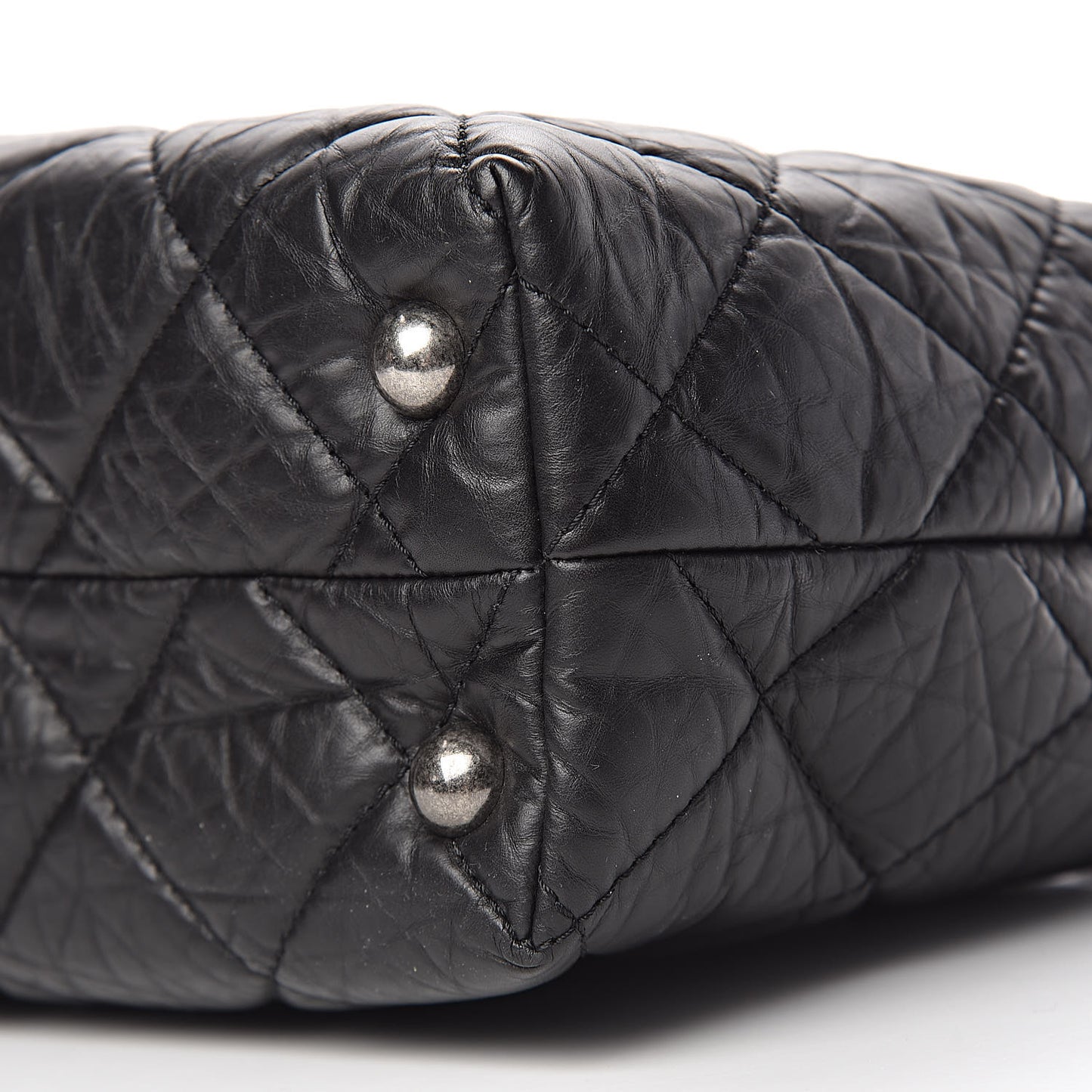 Aged Calfskin Quilted Reissue 2.55 Tote Black