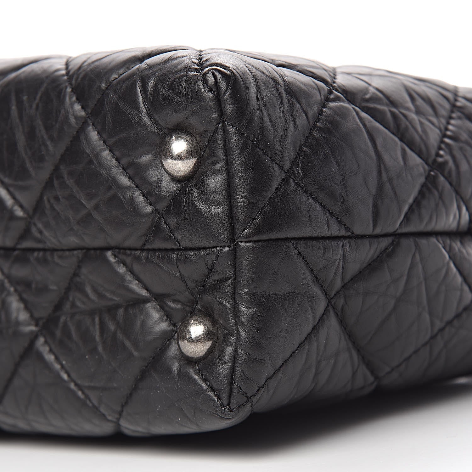Chanel Aged Calfskin Quilted Reissue 2.55 Tote Black 6 of 10