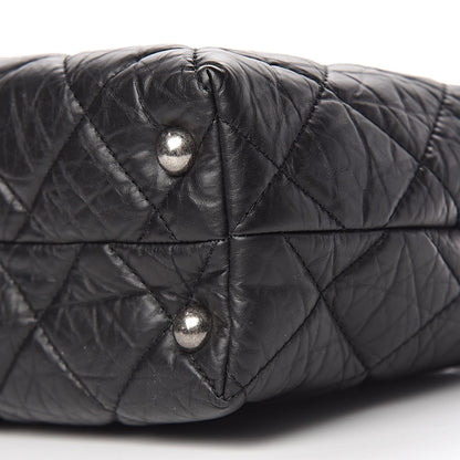 Chanel Aged Calfskin Quilted Reissue 2.55 Tote Black 6 of 10