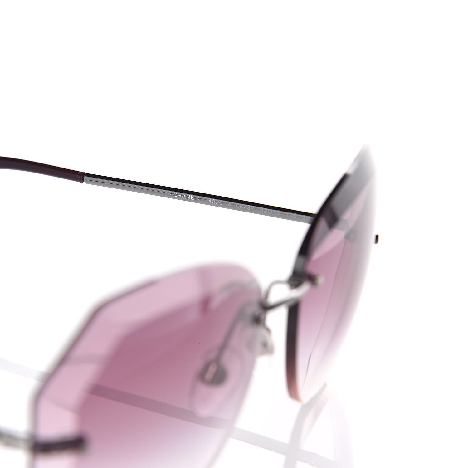 Chanel Metal Spring Round Sunglasses 4220 Pink 6 of 6