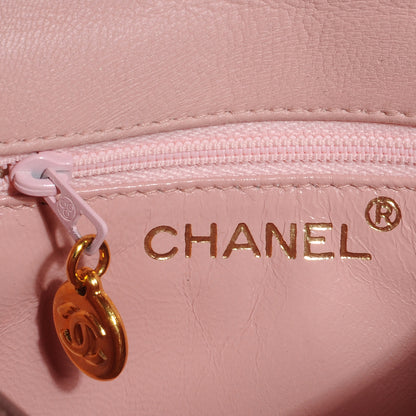 Chanel Lambskin Camellia Mini Flap Pink 6 of 8