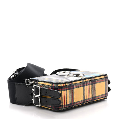 Marc Jacobs Saffiano Small Snapshot Tartan Camera Bag Blue Multi 4 of 10