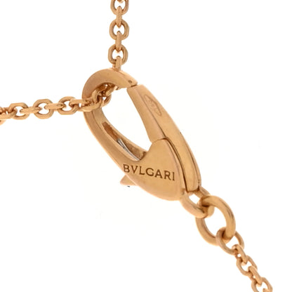 Bulgari 18K Rose Gold Diamond Carnelian Divas' Dream Pendant Necklace 4 of 6