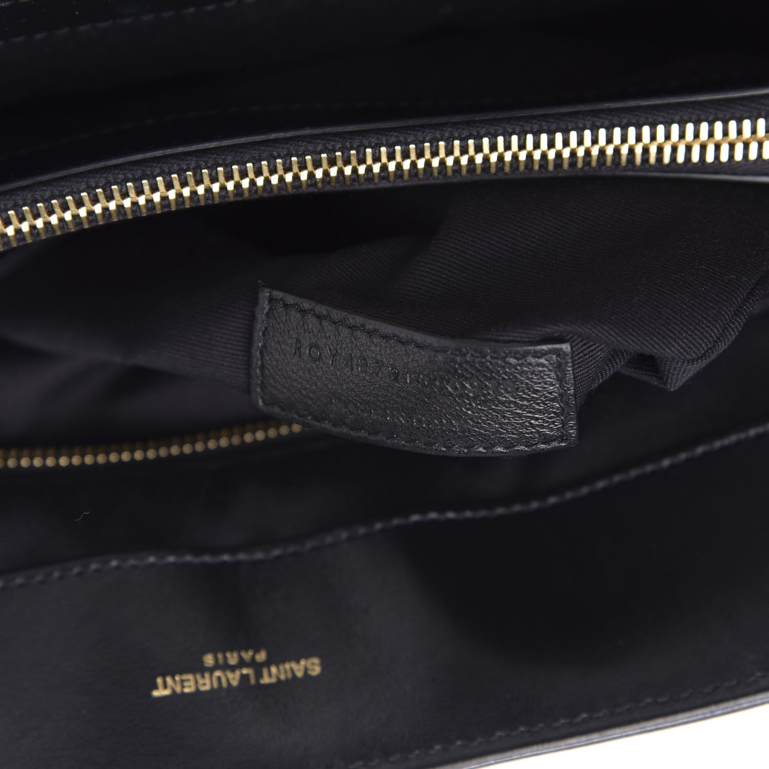 Saint Laurent Calfskin Y Quilted Monogram Large Loulou Chain Satchel Black 8 of 11